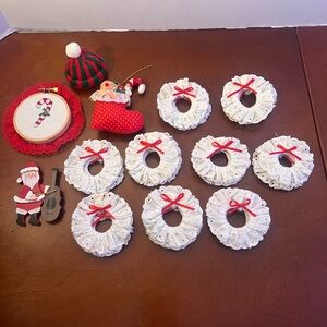 Vintage Set of 22 Christmas Ornaments